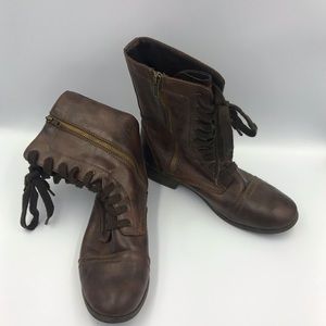 Women’s lace up or side zip Combat Boots